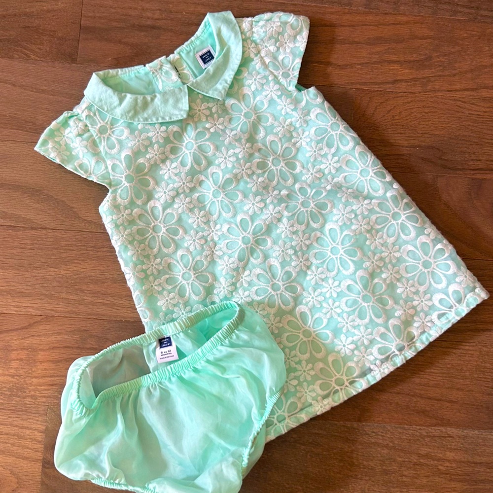 Janie and Jack 6-12 month size dress for baby girl